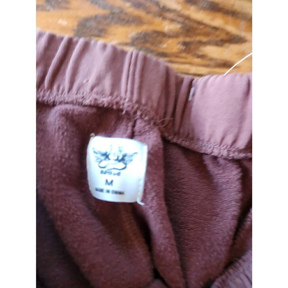BOYS LIE hatchet cemetery maroon sweatpant sz Medium - Picture 3 of 5